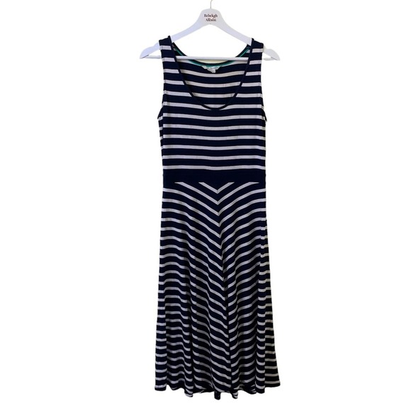 Boden Dresses & Skirts - Boden Black & White Stripe Swing Tank Dress SZ 6L